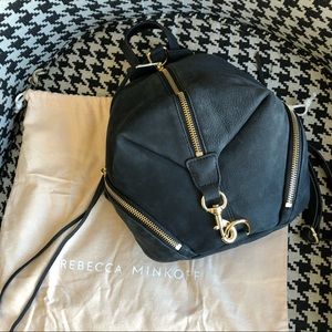 Rebecca Minkoff Julian Black Leather Backpack